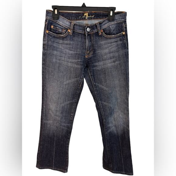 7 for all Mankind Women’s Bootcut Jeans Size 28 Dark Wash - Picture 1 of 10